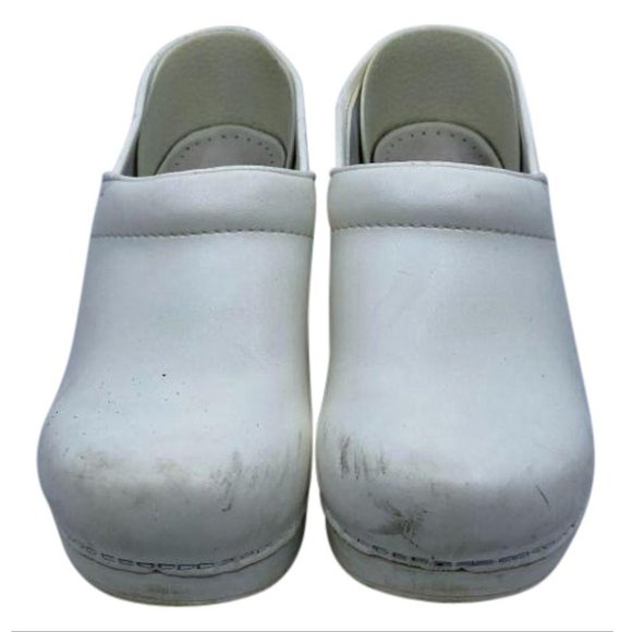 Dansko White Unisex Mules/Clogs Size Euro38/US 7.5 - Picture 1 of 6
